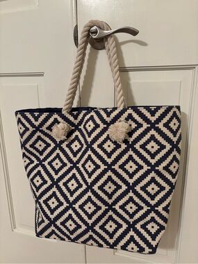 Summer & Rose Rope-Handle Tote